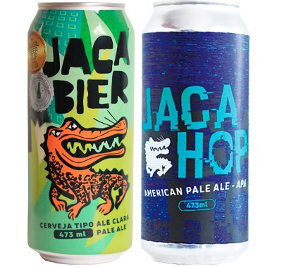 Duo Cerveja Artesanal Pale Ale e APA - Jacabier e JacaHop