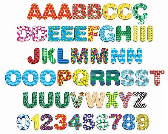 Coleção Imantados Letras e Números