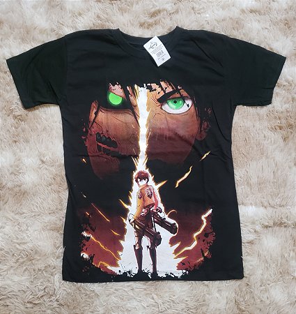 Camisa - shingeki no kyojin / tamanho P