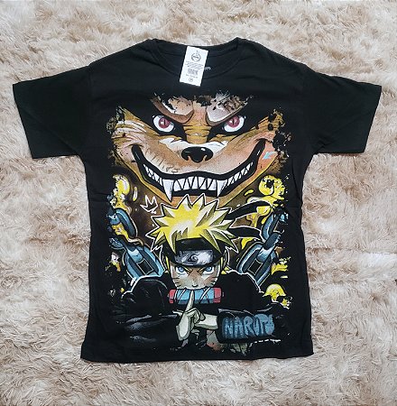 Camisa - naruto + rapoza / tamanho P