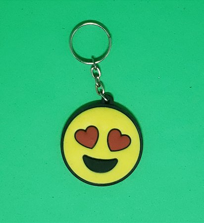 Chaveiro - emoji apaixonado