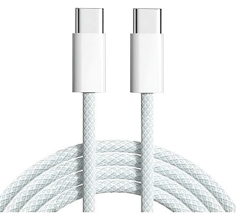 Cabo Carregador Usb-c Para Usb-c Branco