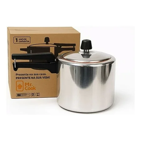 Panela De Pressao Mr Cook Mega Polida 4,5 Litros