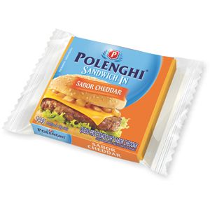 Queijo Polenghi Cheddar Sandwich-In - Embalagem 1X144 GR