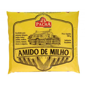 Amido De Milho Pacha - Embalagem 20X500 GR - Preço Unitário R$3,34