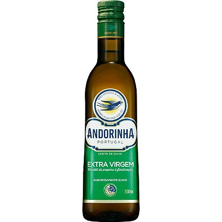 Azeite De Oliva Extra Virgem Andorinha 0,5% Vidro - Embalagem 1X500 ML