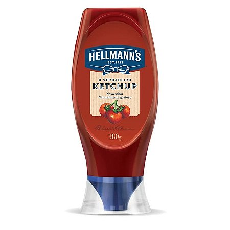 Catchup Hellmanns Tradicional - Pet - Embalagem 6X380 GR - Preço Unitário R$10,66