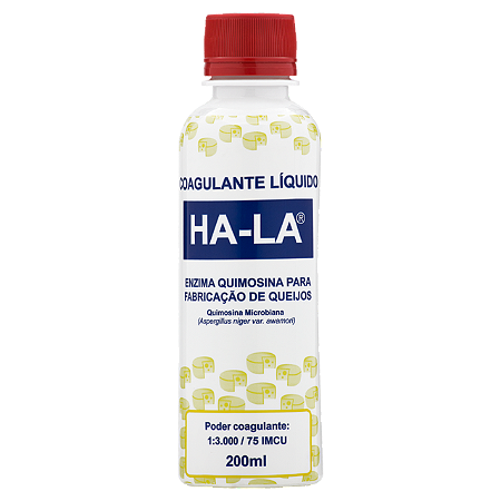 Coagulante Liquido Ha-La - Embalagem 1X200 ML