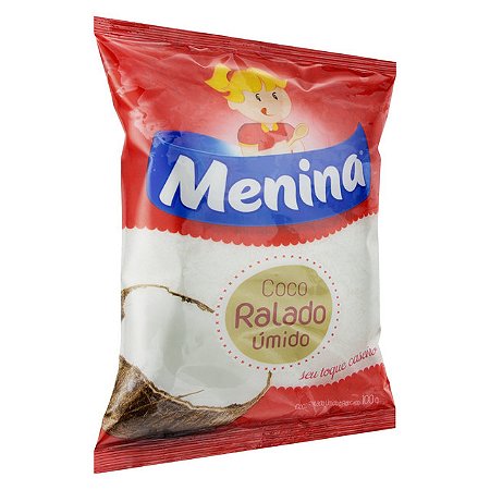 Coco Ralado Menina Adoçado - Embalagem 24X100 GR - Preço Unitário R$3,01