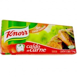 Caldo Knorr Carne - Embalagem 10X114 GR - Preço Unitário R$3,79