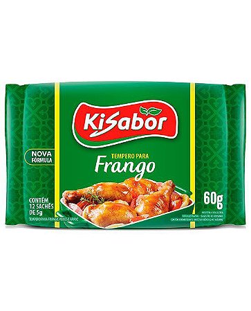 Tempero Em Po Ki Sabor Tempera Facil Frango - Verde - Embalagem 30X60 GR - Preço Unitário R$2,01