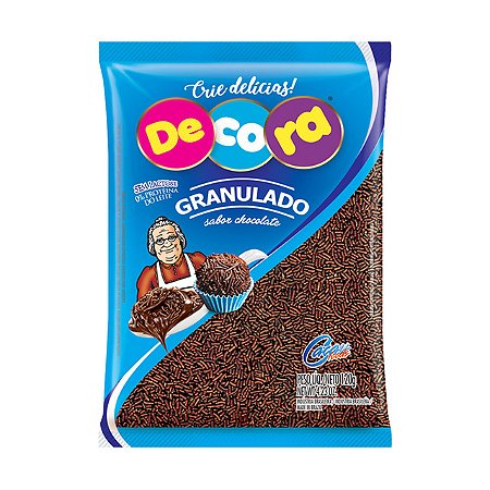 Chocolate Granulado Decora - Embalagem 40X120 GR - Preço Unitário R$2,74