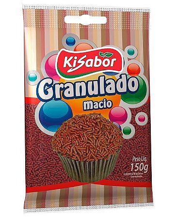 Chocolate Granulado Ki Sabor Macio 5018 - Embalagem 24X150 GR - Preço Unitário R$3,74
