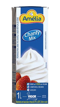 Creme De Chantilly Amelia Chanty Mix - Embalagem 1X1 LT