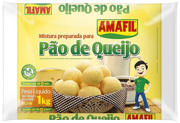 Mistura Para Pao De Queijo Amafil - Embalagem 10X1 KG - Preço Unitário R$8,38