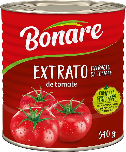 Extrato De Tomate Bonare Lata - Embalagem 24X340 GR - Preço Unitário R$3,54