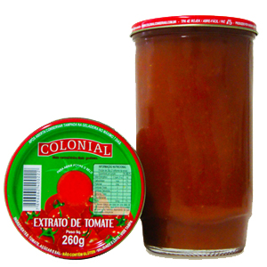 Extrato De Tomate Colonial Copo - Embalagem 24X260 GR - Preço Unitário R$5,77