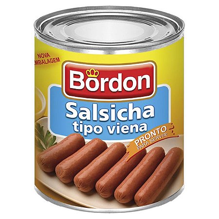 Salsicha Bordon - Embalagem 24X180 GR - Preço Unitário R$6,25