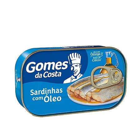 Sardinha Gomes Da Costa Oleo - Embalagem 1X125 GR