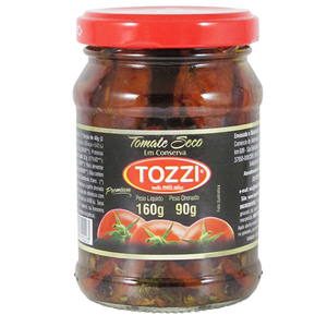 Tomate Seco Tozzi Pote - Embalagem 1X90 GR