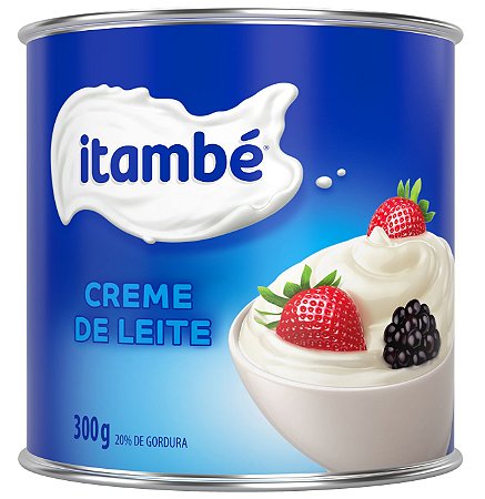 Creme De Leite Lata Itambe - Embalagem 12X300 GR - Preço Unitário R$7,02