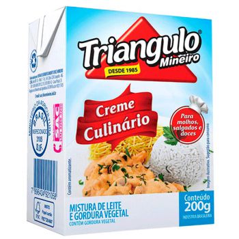 Creme De Leite Tetrapack Culinario Triangulo - Embalagem 27X200 GR - Preço Unitário R$2,8