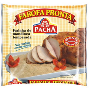 Farofa De Mandioca Pacha - Embalagem 20X300 GR - Preço Unitário R$3,32