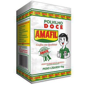 Polvilho De Mandioca Amafil Doce Embalagem De Papel - Embalagem 20X1 KG - Preço Unitário R$8,62