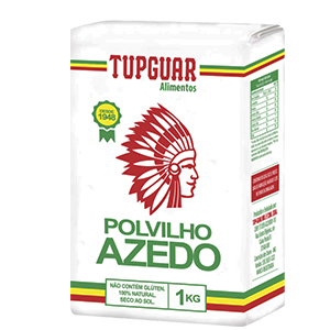 Polvilho De Mandioca Tupguar Azedo - Embalagem 20X1 KG - Preço Unitário R$9,58