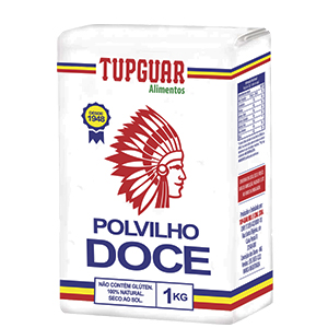 Polvilho De Mandioca Tupguar Doce - Embalagem 20X1 KG - Preço Unitário R$9,58