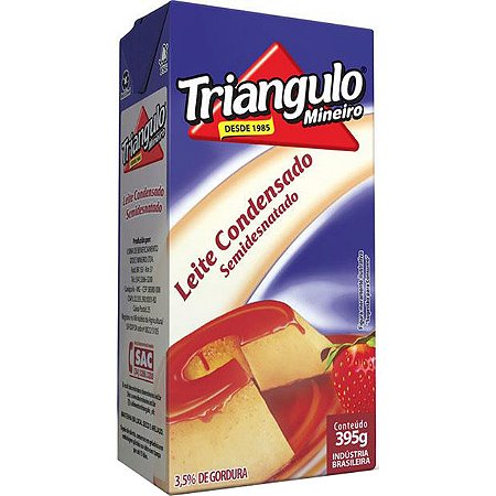 Leite Condensado Tetrapack Triangulo Mineiro - Embalagem 27X395 GR - Preço Unitário R$4,6