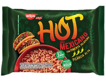Macarrao Instantaneo Nissin Miojo Hot Mexicano - Embalagem 50X85 GR - Preço Unitário R$2,48