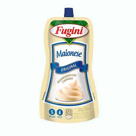 Maionese Fugini Tradicional Sache Bico - Embalagem 1X300 GR