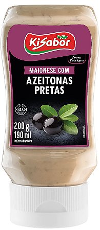 Maionese Ki Sabor Azeitonas Pretas Frasco - Embalagem 1X200 GR