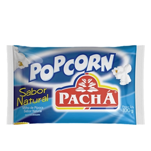 Milho De Pipoca Para Microondas Pacha Natural - Embalagem 24X100 GR - Preço Unitário R$1,95