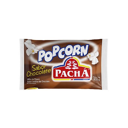 Milho De Pipopa Para Microondas Pacha Chocolate - Embalagem 24X100 GR - Preço Unitário R$1,97