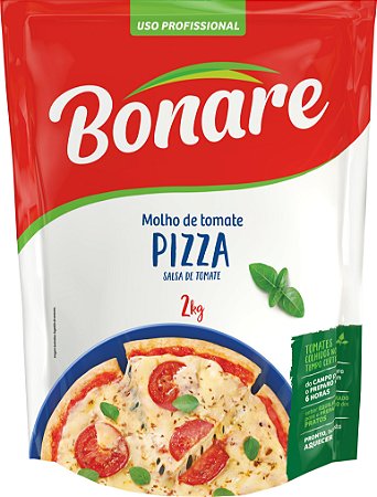 Molho De Tomate Bonare Pizza 2Kg Sache - Embalagem 1X2 KG