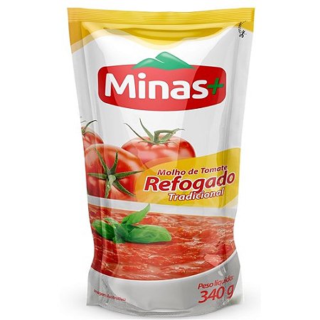 Molho De Tomate Minas Mais Sache Tradicional - Embalagem 32X300 GR - Preço Unitário R$1,39