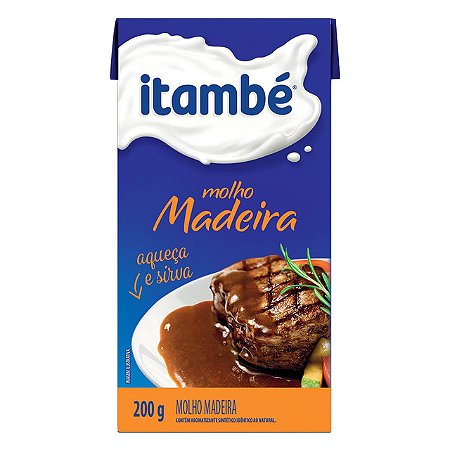 Molho Madeira Itambe Tetrapack - Embalagem 1X200 GR