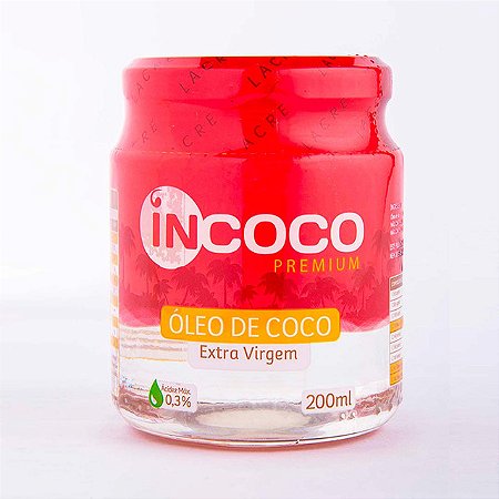 Oleo De Coco Incoco Extra Virgem - Embalagem 1X200 ML