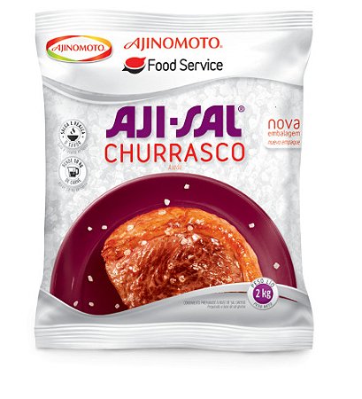 Sal Grosso Para Churrasco Aji - Embalagem 1X2 KG