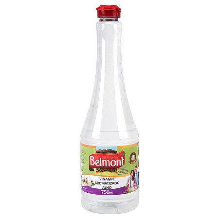 Vinagre Belmont Alho - Embalagem 12X750 ML - Preço Unitário R$4,83
