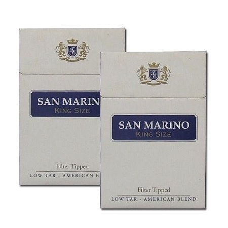 Cigarro San Marino Box Azul - Embalagem 10X1 UN - Preço Unitário R$4,1