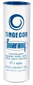 Corante Para Tecidos Tintol Guarany Azul 17 - Embalagem 12X40 GR - Preço Unitário R$2,7