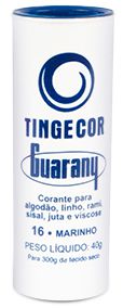 Corante Para Tecidos Tintol Guarany Azul Marinho 16 - Embalagem 12X40 GR - Preço Unitário R$2,7