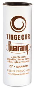 Corante Para Tecidos Tintol Guarany Marrom 27 - Embalagem 12X40 GR - Preço Unitário R$2,85
