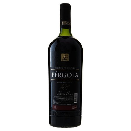 Vinho Pergola Tinto Suave - Embalagem 12X1 LT - Preço Unitário R$21,78