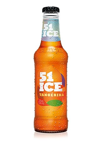Vodka Ice 51 Long Neck Tangerina - Embalagem 6X275 ML - Preço Unitário R$5,83