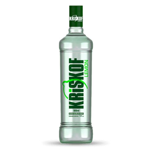 Vodka Kriskof Lemon - Embalagem 6X900 ML - Preço Unitário R$10,11