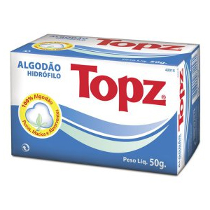Algodao Topz Rolo - Embalagem 1X50 GR